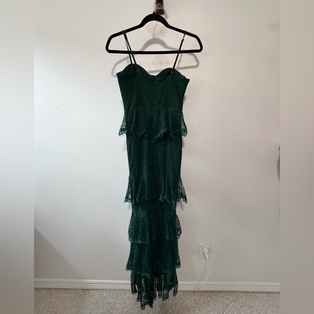 Zelda Fitz Gown in Emerald Green - Picture 5 of 6